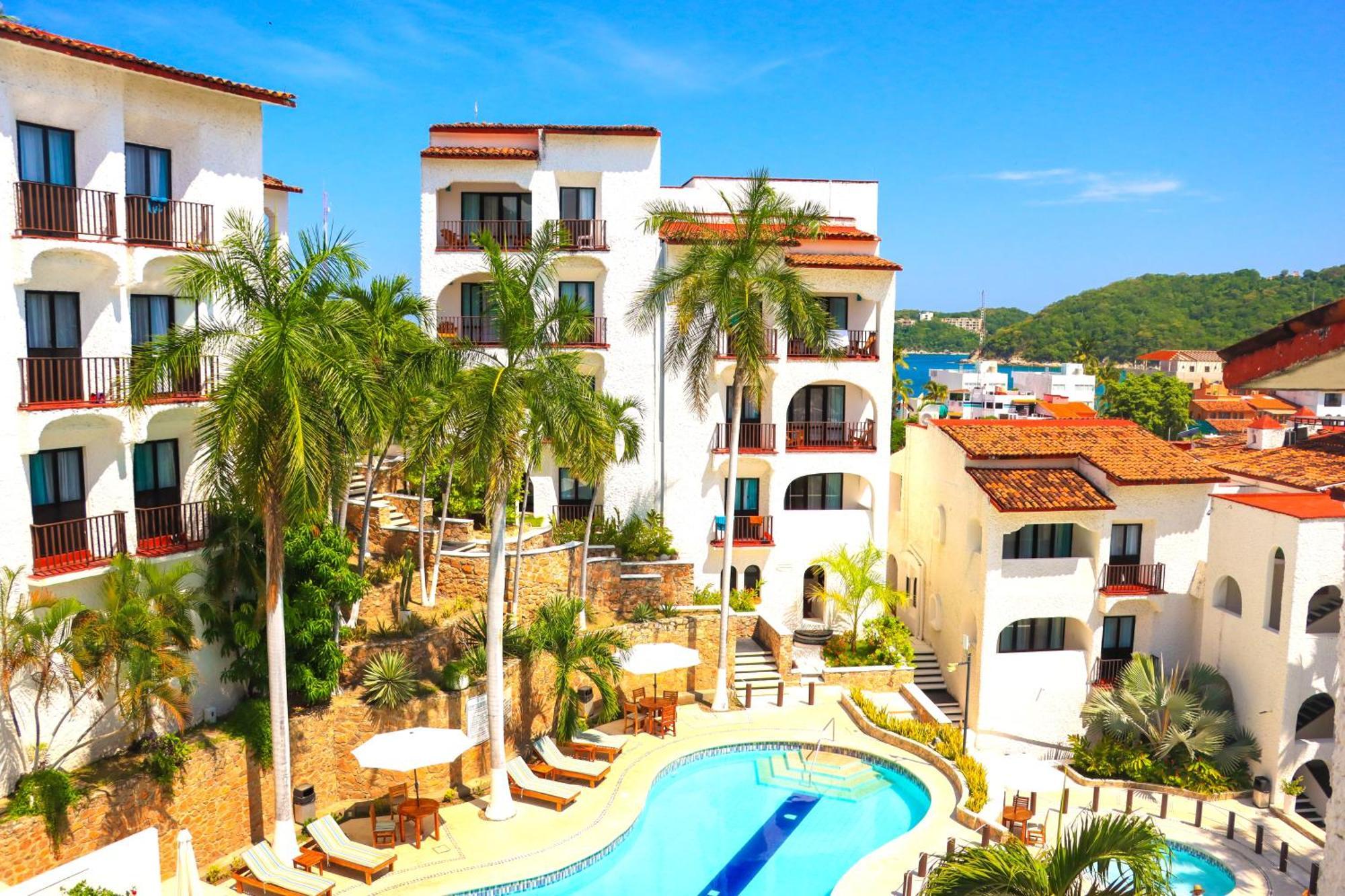 Hotel Marina Resort & Beach Club Санта-Крус-Хуатулко Экстерьер фото